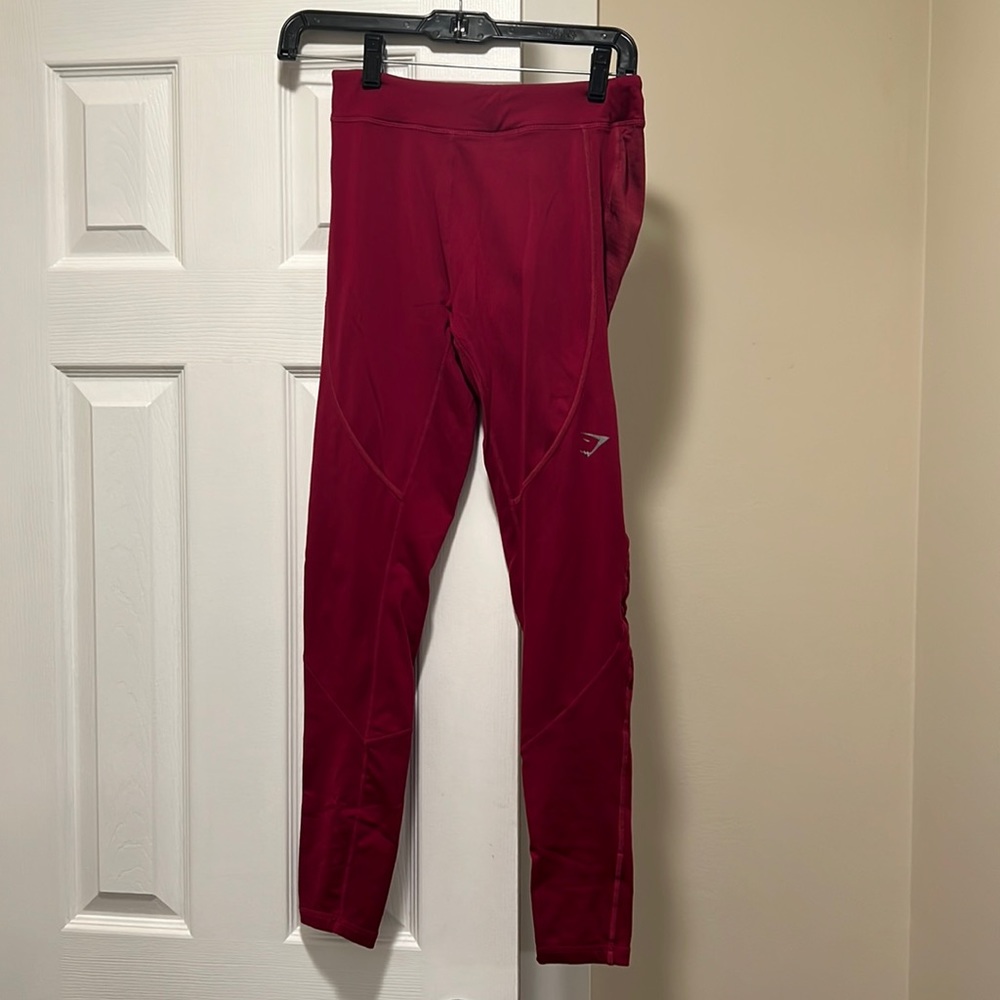 Gym shark red workout pants
